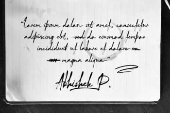 arthur keith signature