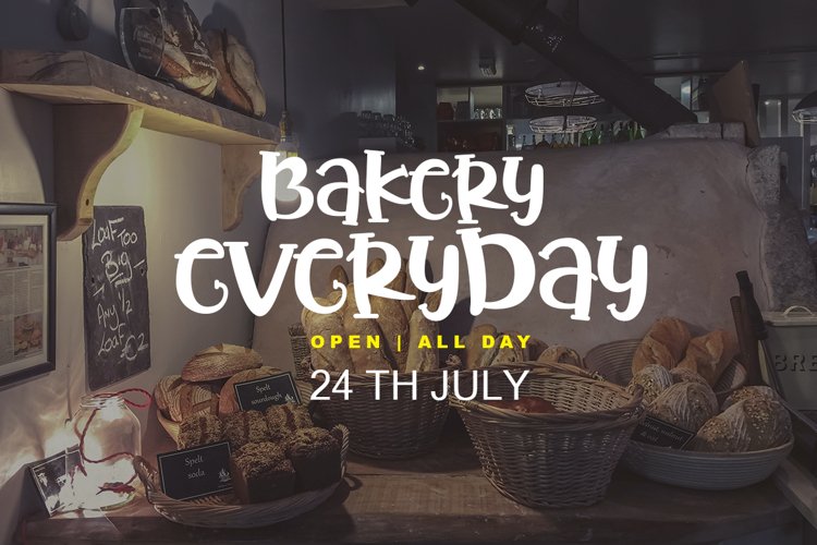 bread story fun quirky font