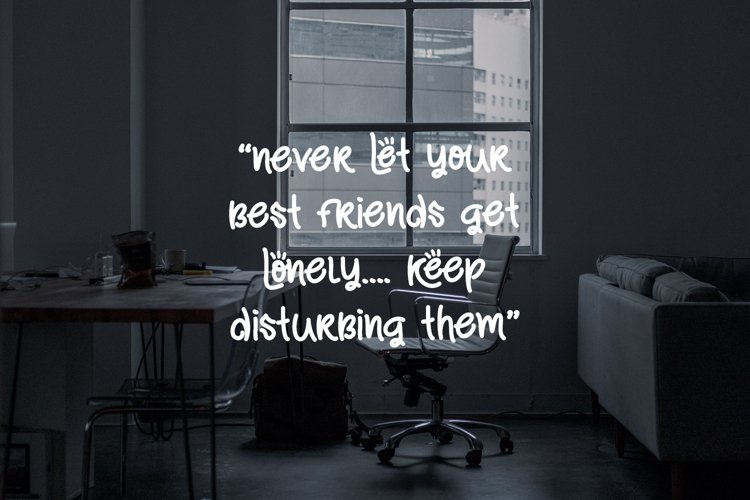 kebo handwritten style