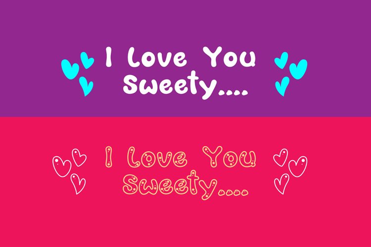 buncits cutes typeface font 2 style