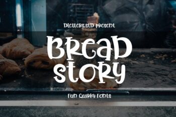 bread story fun quirky font