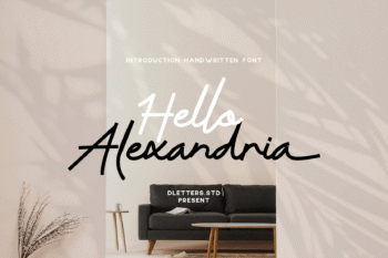 hello alexandria &ndash; modern handwritten