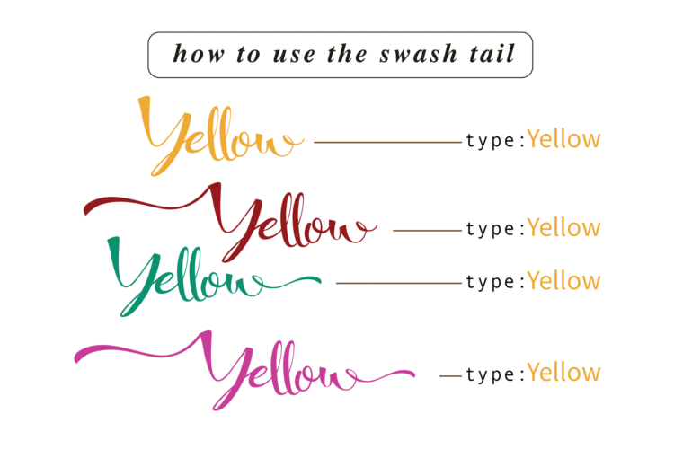 twisty squosh | happy script font